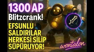 1300 AP Blitzcrank! Arkadaşımın Talih &Ouml;rs&uuml;&rsquo;n&uuml; &Ccedil;aldım! 🤖⚡😂
