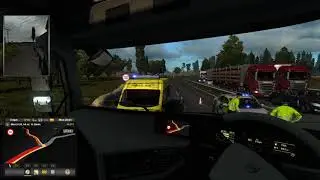 City Accident in Euro Truck Simulator 2 |Police Investigation |Latest |AP Simulation |Part-1