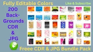 Very usefull Backgrounds | Backgrounds CDR & JPG files | Fully Editable Colors and Shape and Designs