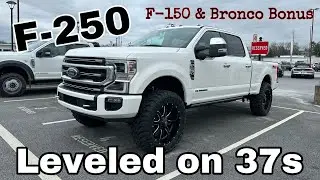 Ford F-250 & F-150 LEVELED Trucks & A Bonus BRONCO Covert Edition