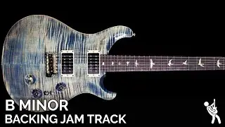 Modern and Cinematic Rock Guitar Backing Track Jam in B Minor / D Major | 145 BPM