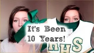 Trying On My Old Cheer Uniform (2)