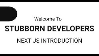 next.js introduction | how to install next | next js tutorial | folder structure | create first app