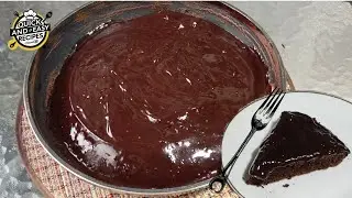10-Minute NO BAKE Chocolate Cake in Frying Pan | Easy Stove Top Recipe!