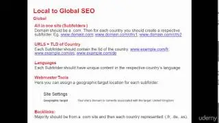 Local to Global SEO -Section 4