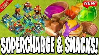 New Supercharge Buildings and Magic Snacks (Tresure Hunt Event) - Clash of Clans Tamil