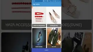 Online Gift Shopping |  Android studio | Firebase database.