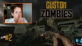 COD Black Ops 3 - Custom Zombies - Part 2 ' INSANE WW2 D-DAY MAP!! '