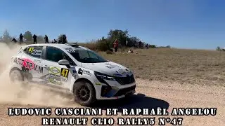 Rallye Terre des Cardabelles 2025 - Renault Clio Rally5&nbsp;N&deg;47 - Ludovic CASCIANI&nbsp;et Rapha&euml;l ANGELOU