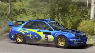 Полёты на Субару по Финским горкам: DiRT Rally