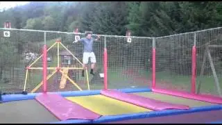 Frontflip 180 to Backflip out - Trampoline