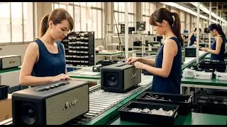 Inside a High-Tech Audio Factory: How Marshall Speakers Are Made [Full Process]