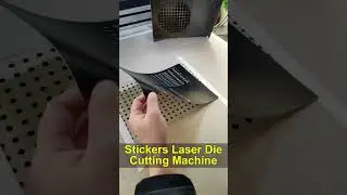 Laser Die-Cut Stickers: It Is Easy To Cut Any Graphics With High Precision#lasercutting#lasermarking