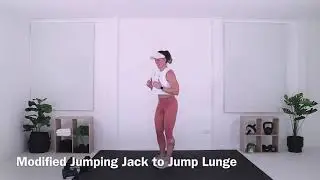 Modified Jumping Jack to Jump Lunge