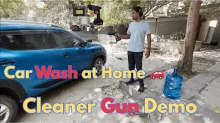 Car Cleaner Gun Review 🚗 | Car Wash at Home Easy DIY | Full Demo + Buy Link