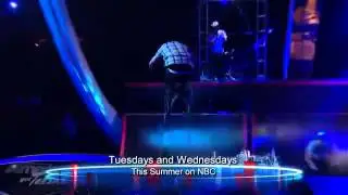 The American BMX Stunt Team brings their high flying bike stunts to AGT   Season 7 Quarterfinals