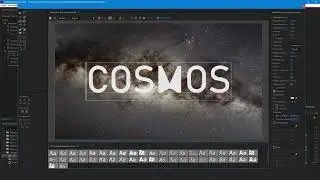 Text transition effect. Текстовый эффект перехода в Adobe Premiere Pro
