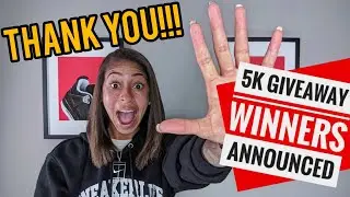 5,000 Subscriber GIVEAWAY for Talks with TJ!!! Crep Protect, Sneakerheads Clothing Line + MORE!
