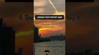 Lessons from the life of Prophet Adam (AS) | Islamic reminder |#shorts #Hijabi_Thoughts #prophet