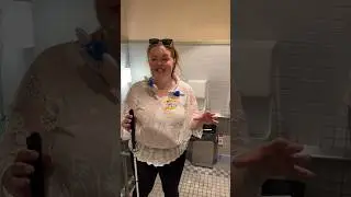 Look at this Disney Sea Tokyo disabled bathroom 😱 #DisneySea #BlindInJapan