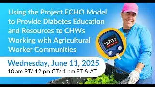 Using the Project ECHO Model to Provide Diabetes Education and Resources to CHWs & MSAWs