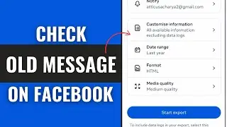 How To Check Old Chat Messages On Facebook