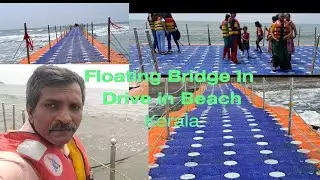 Floating Bridge In Drive In Beach Kerala Muzhapilangad Beach#floatingbridgeindriveinbeachkerala#
