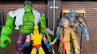 MARVEL LEGENDS 80th Anniversary 2 набора: ХАЛК, РОСОМАХА, ГРАНДАСТЕР и КОРГ