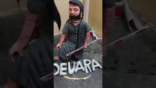 Diy clay made Devara movie still video|devara movie| Jr's.ntr |koratala siva|young tiger ntr.....