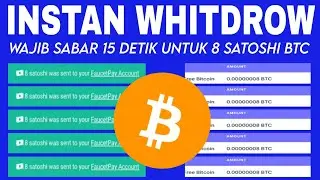 AUTO PANEN BITCOIN MODAL SABAR AJA 15 DETIK LANGSUNG WHITDROW