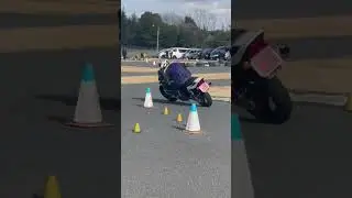 [CB400SF, Honda] Amazing Ride by Rank B Rider, Mr. Kawamura - Moto Gymkhana, Japan #Shorts #cb400sf