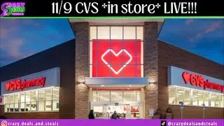 11/9 CVS *in store* LIVE!! 11/9 CVS COUPONING & HAUL #cvsdeals