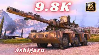 Ashigaru  9.8K Damage 5 Kills World of Tanks #wot
