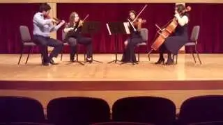 WIU's President's International String Quartet    String Quartet op  11   Samuel Barber