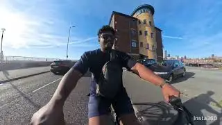 UK vlog 8 - cycle ride in Liverpool docks