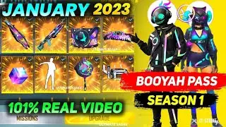 january elite pass free fire 2023 || free fire new january elite pass full review || #booyahpass