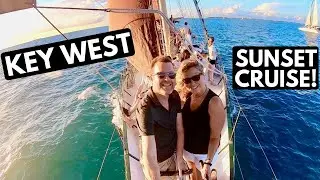 ⛵KEY WEST SUNSET CRUISE! SAILING FLORIDA KEYS (RV LIVING FULL TIME)