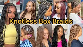 Trending Knotless Box Braids Hairstyle for black women in 2025 | Knotless Braids | Boho Twist Braids