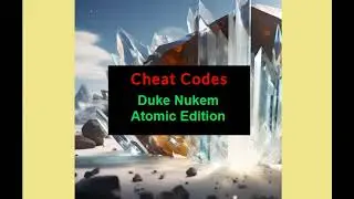 Cheat codes for Duke Nukem 3D (PC). Under 2 Min