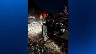Woman nearly hit by train in Beaver County after her vehicles get stuck in snow on tracks