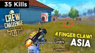 Crew Challenge Domination (35 Kills) Asia Crew Challenge Gameplay | PUBG MOBILE