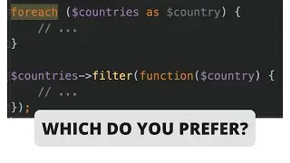 Laravel Collections or Foreach? Shorter? More Readable?