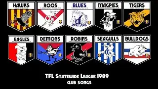 TFL Statewide League 1989 Club Songs
