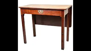 Georgian 18th Century Mahogany Drop Flap Side Table
