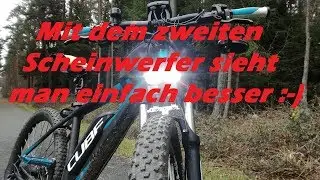 E-Bike Doppelscheinwerfer aus zwei Herrmans H-Black MR8 E bauen