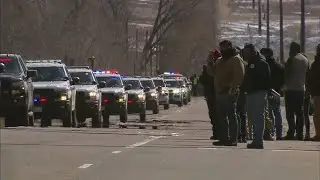 'Lights For Miles': Funeral Procession For Boulder Officer Eric Talley Was 8 Miles Long