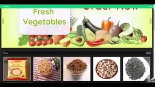 Online Grocery App using Oracle Apex