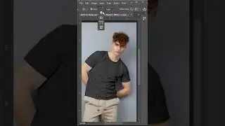 Black to White | White to Black | Photoshop Tutorial #photoshop #label art#shorts