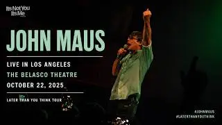 John Maus live at the Belasco Theatre 