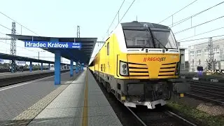 RegioJet Siemens 193 206 Vectron 🚂 Hradec Králové – Velký Osek [k-trains.com]